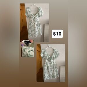 Floral Puff Sleeve Dress